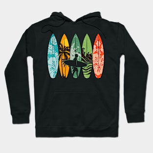 Surfboarder Hawaii Wave Surfing Surfboard Lover Beach Surfer Hoodie